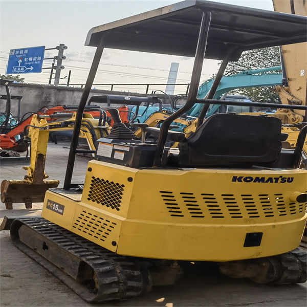 Gotowy do pracy i doświadczony używany japoński komatsu PC 15 MR w dobrym stanie