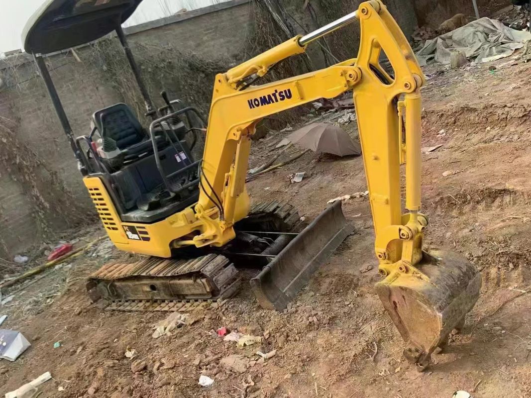 Stosowane maszyny do przemieszczania ziemi koparka drapieżnicza 2 tony wysokiej jakości mini koparka Komatsu pc 18 MR