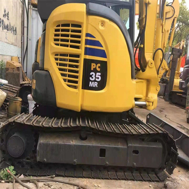 Niska cena 3 tony używane Japonia importowane Komatsu pc 35 MR grabarz pełzający z krótszym czasem pracy
