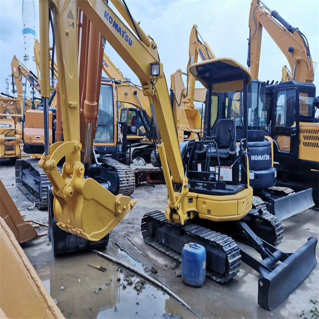 Niska cena 3 tony używane Japonia importowane Komatsu pc 35 MR grabarz pełzający z krótszym czasem pracy