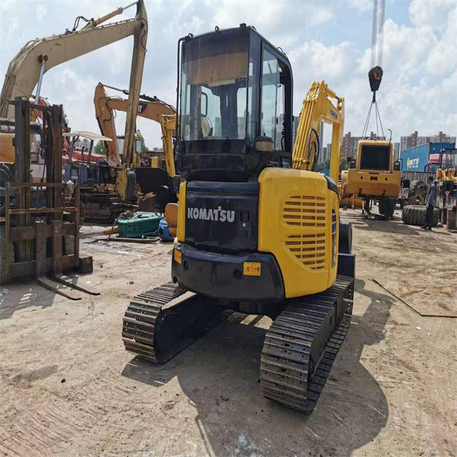 Wysokiej jakości 6 tony używany Japonia importowany Komatsu pc 55 MR grabarz pełzający z krótszym czasem pracy