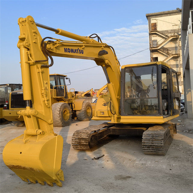 Wysokiej jakości 6,3 tony używane Japonia importowany Komatsu pc 55 MR grabarz pełzający z krótszym czasem pracy