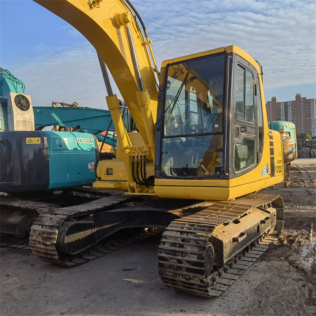 Wysokiej jakości 12 tony używany grabarz Japonia Importowany Komatsu Pc 120 grabarz z krótszym czasem pracy