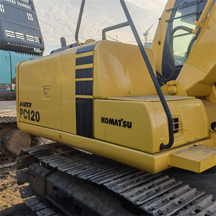 Wysokiej jakości 12 tony używany grabarz Japonia Importowany Komatsu Pc 120 grabarz z krótszym czasem pracy