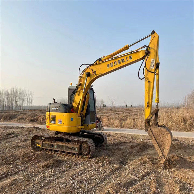 13.8 ton użycia Japonia importowany Komatsu pc 138US grabarz pełzający o wysokiej jakości i niskim czasie pracy gotowy do sprzedaży