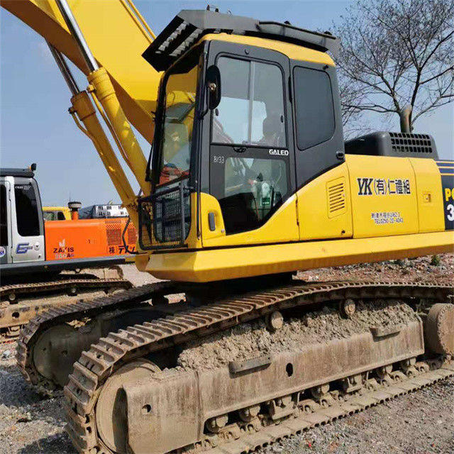 35 ton prawie nowy import z Japonii maszyna wykopacza wędrowna używana odnowa Komatsu pc 350-7