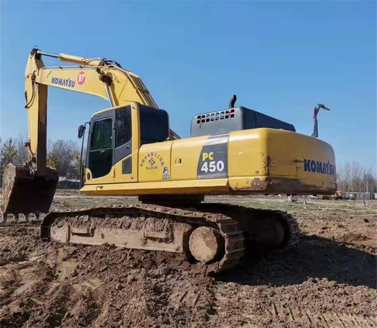 45 tony niemal nowa Japonia importowana maszyna wykopacza wędrowna używana odnowa Komatsu pc 450-7
