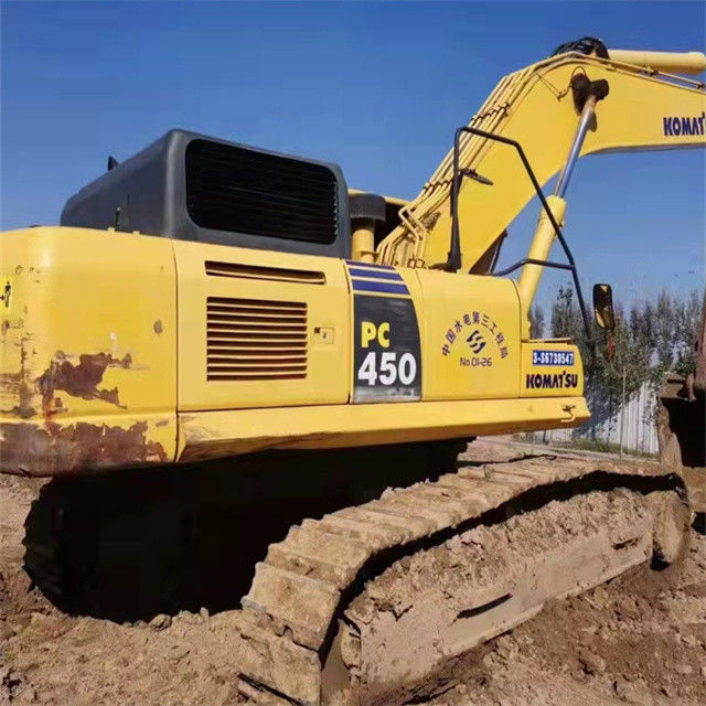 45 tony niemal nowa Japonia importowana maszyna wykopacza wędrowna używana odnowa Komatsu pc 450-7