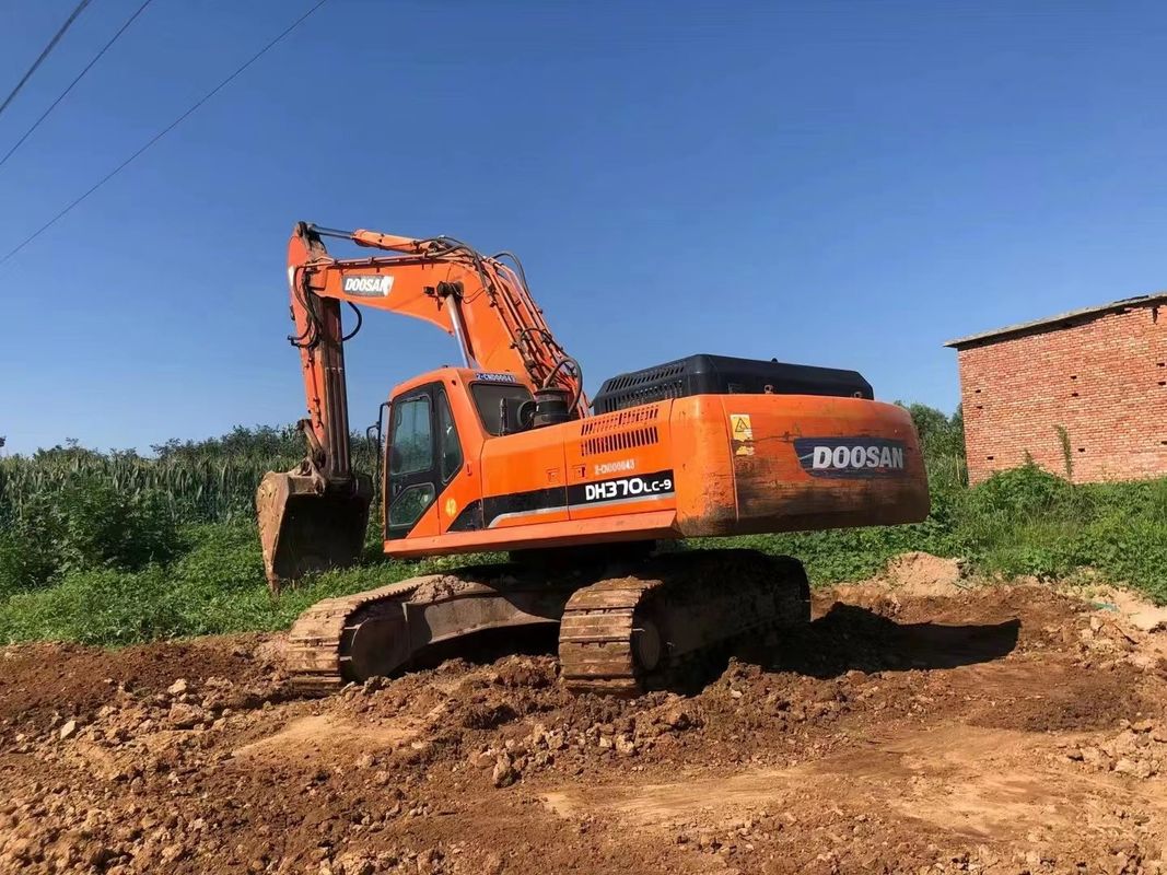 37 ton gotowy używany grabarz do pracy i doświadczony używany Korea importowana DOOSAN DH370LC-9 w dobrym stanie