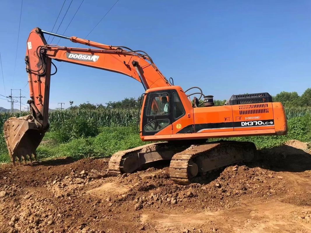 37 ton gotowy używany grabarz do pracy i doświadczony używany Korea importowana DOOSAN DH370LC-9 w dobrym stanie