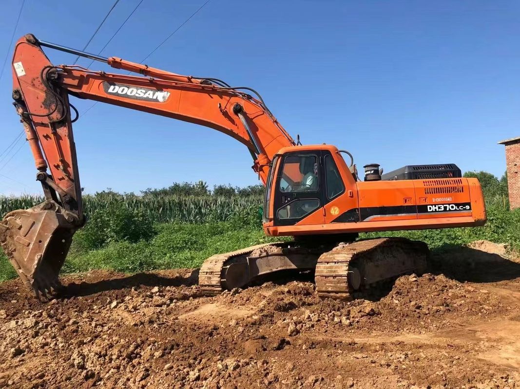 37 ton gotowy używany grabarz do pracy i doświadczony używany Korea importowana DOOSAN DH370LC-9 w dobrym stanie
