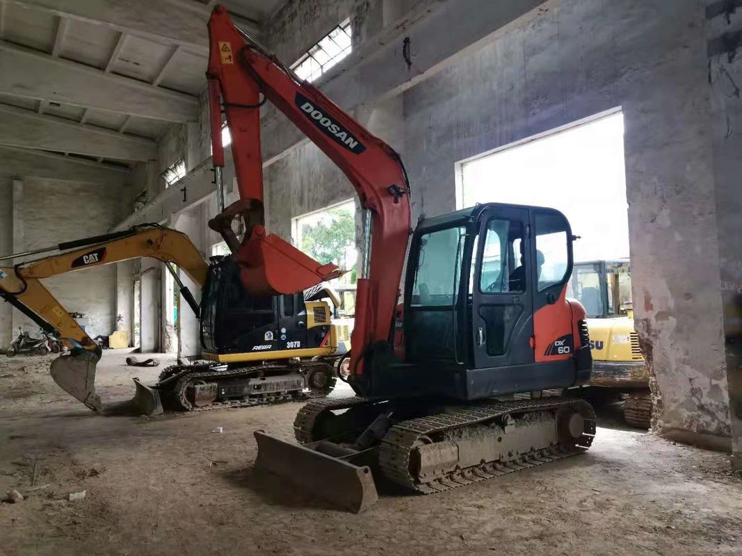 6 ton gotowe do pracy i doświadczone używane Korea importowane DOOSAN DX60 w dobrym stanie