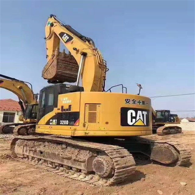 34.7 ton gotowy do pracy i doświadczony używany Japonia Caterpillar 328 D w dobrym stanie