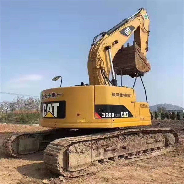 34.7 ton gotowy do pracy i doświadczony używany Japonia Caterpillar 328 D w dobrym stanie