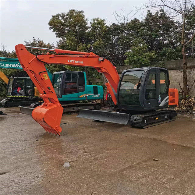 6 ton mini gotowy używany grabarz do pracy i doświadczony używany Japonia importowana Hitachi ZX 60 w dobrym stanie
