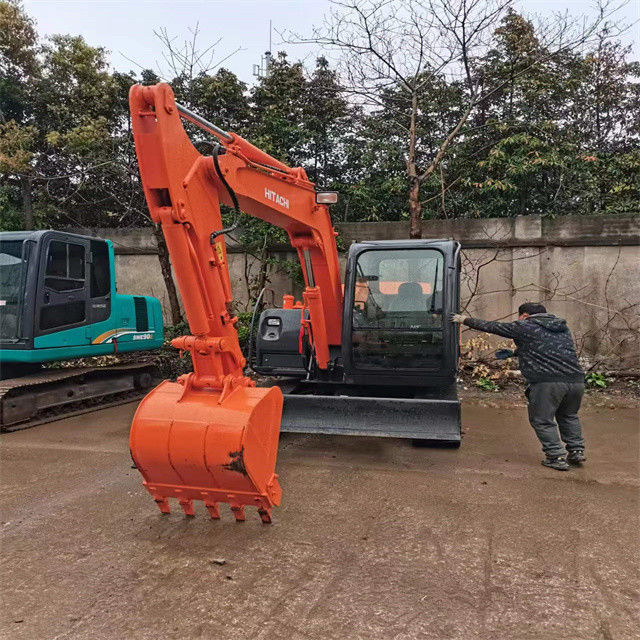 6 ton mini gotowy używany grabarz do pracy i doświadczony używany Japonia importowana Hitachi ZX 60 w dobrym stanie