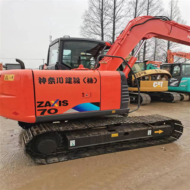 6.3 ton Mini gotowy używany grabarz do pracy i doświadczony używany Japonia importowana Hitachi ZX 70 w dobrym stanie