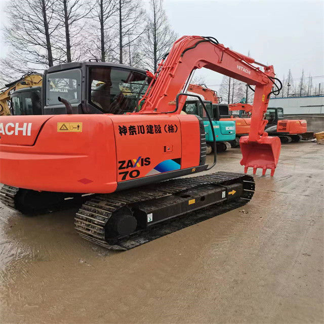 6.3 ton Mini gotowy używany grabarz do pracy i doświadczony używany Japonia importowana Hitachi ZX 70 w dobrym stanie