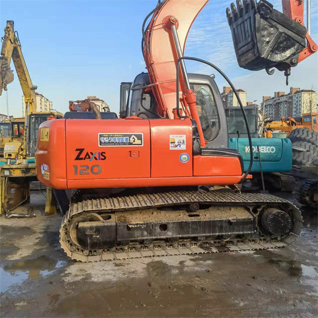 12.5 ton mini gotowy do pracy i doświadczony używany Japonia importowana Hitachi ZX 120 w dobrym stanie