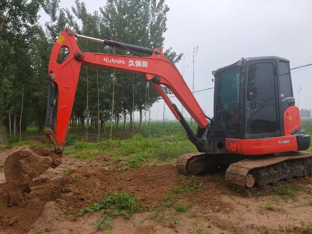Używany mini grabarz Kubota Kubota Kx165 Grabarz Maszyna używana Waga 5,54t