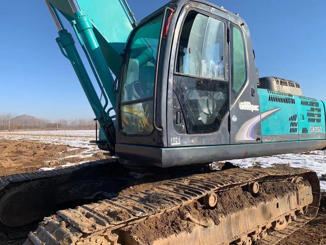 11.35m Maksymalny zasięg Kobelco 350 Lc 8 9 10 Ekskawator Maszyna używana Waga 37,6t
