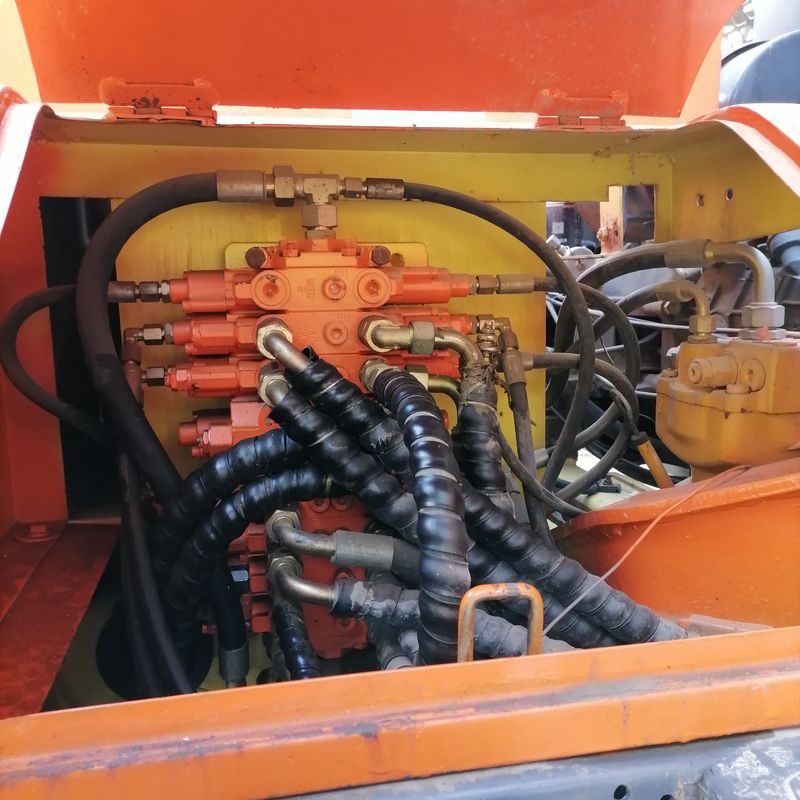 5 ton Korea przywieźła 90% nowej koparki na kółkach Doosan DX 60W z wysoką jakością i najlepszą wydajnością na sprzedaż