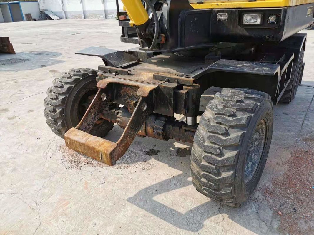 6 ton gotowy do pracy Korea Importowany Hyundai R60-7 używany grabarz kołowy