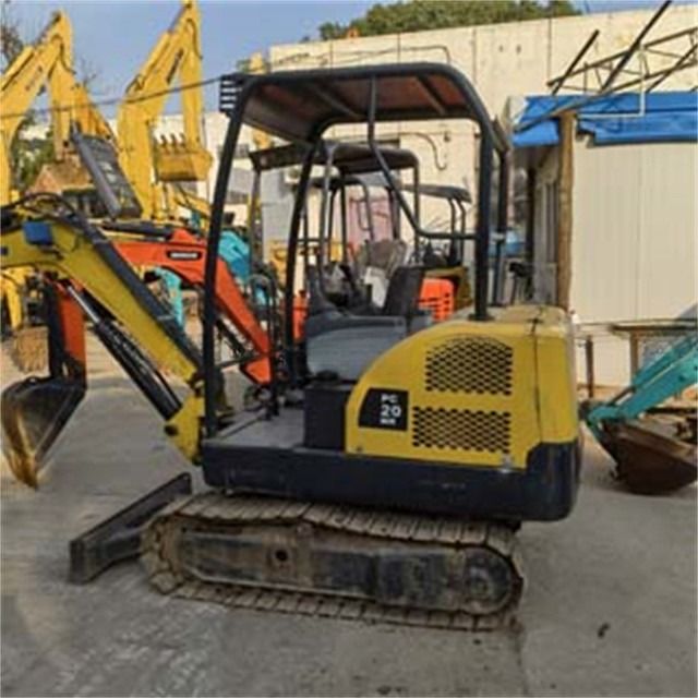2 Tony używane Japonia Komatsu PC 20 MR Excavator Crawler z niskimi godzinami pracy i idealnie