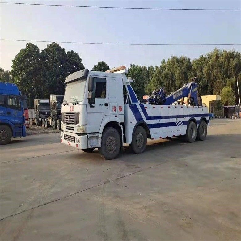 Wykorzystywane w niższych godzinach Howo 6*4 Wrecker Tow Truck 8*4 Tow Body With ISO9001 / CCC Certified