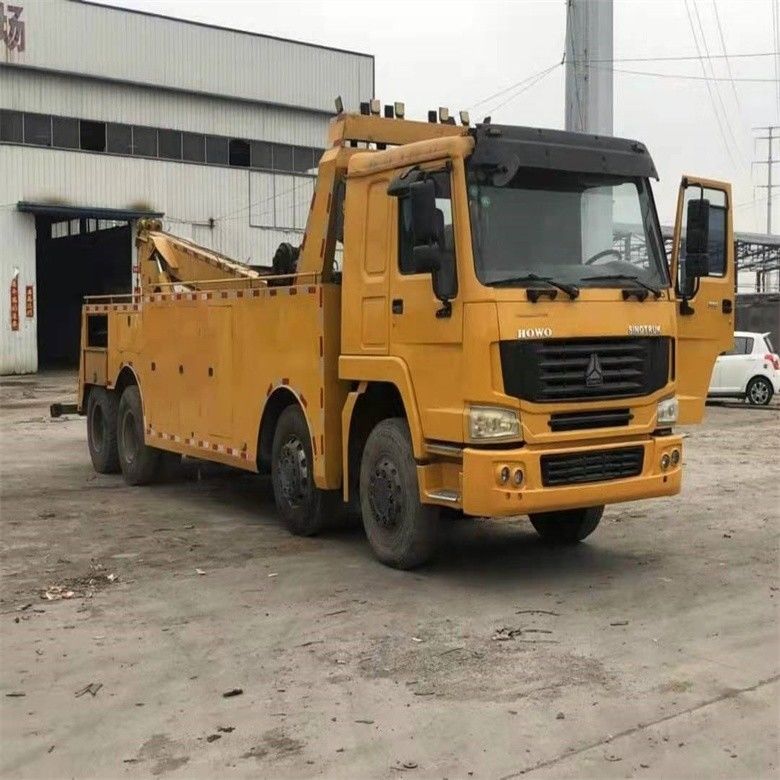 Wykorzystywane w niższych godzinach Howo 6*4 Wrecker Tow Truck 8*4 Tow Body With ISO9001 / CCC Certified