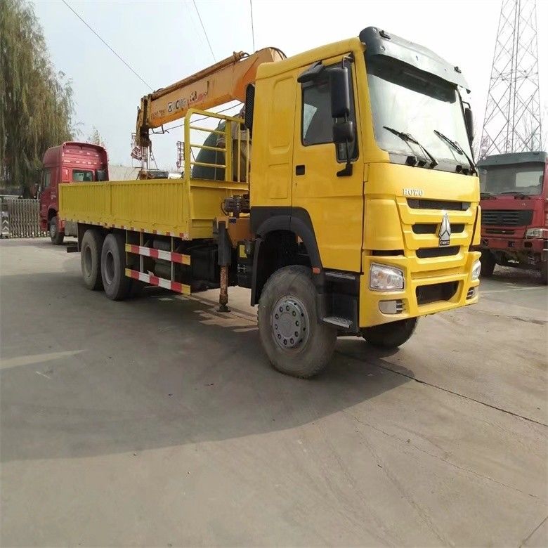 Sinotruk WD615 Silnik Model 10 Ton ciężarówki dźwig z oryginalnym cylindrem hydraulicznym
