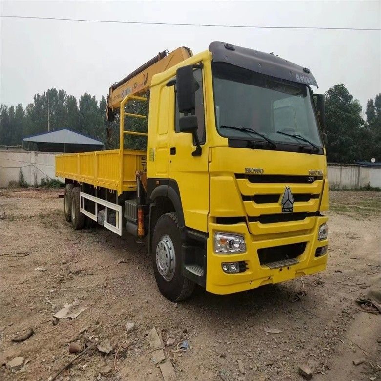 Sinotruk WD615 Silnik Model 10 Ton ciężarówki dźwig z oryginalnym cylindrem hydraulicznym