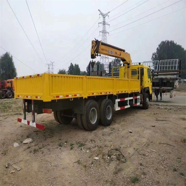 Sinotruk WD615 Silnik Model 10 Ton ciężarówki dźwig z oryginalnym cylindrem hydraulicznym