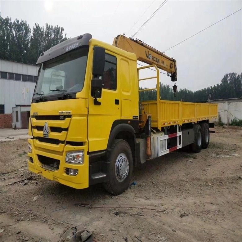 Sinotruk WD615 Silnik Model 10 Ton ciężarówki dźwig z oryginalnym cylindrem hydraulicznym