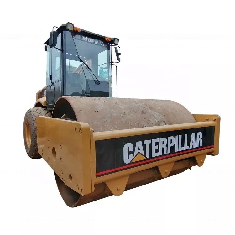 W dobrym stanie CAT CS-583D Wibratory Single Drum Road Roller z oryginalnymi częściami zamiennymi