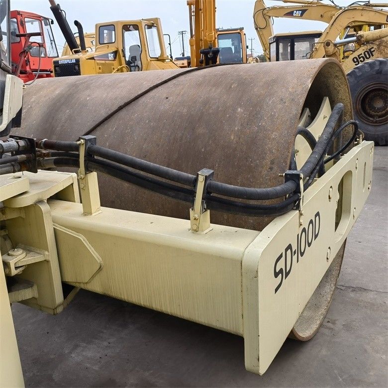 Ameryka Importowane oryginalne Ingersoll-Rand SD100 maszyny drogowe używane single drum roller