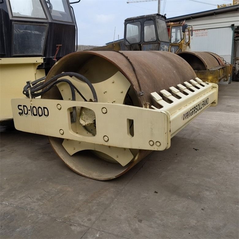 Ameryka Importowane oryginalne Ingersoll-Rand SD100 maszyny drogowe używane single drum roller