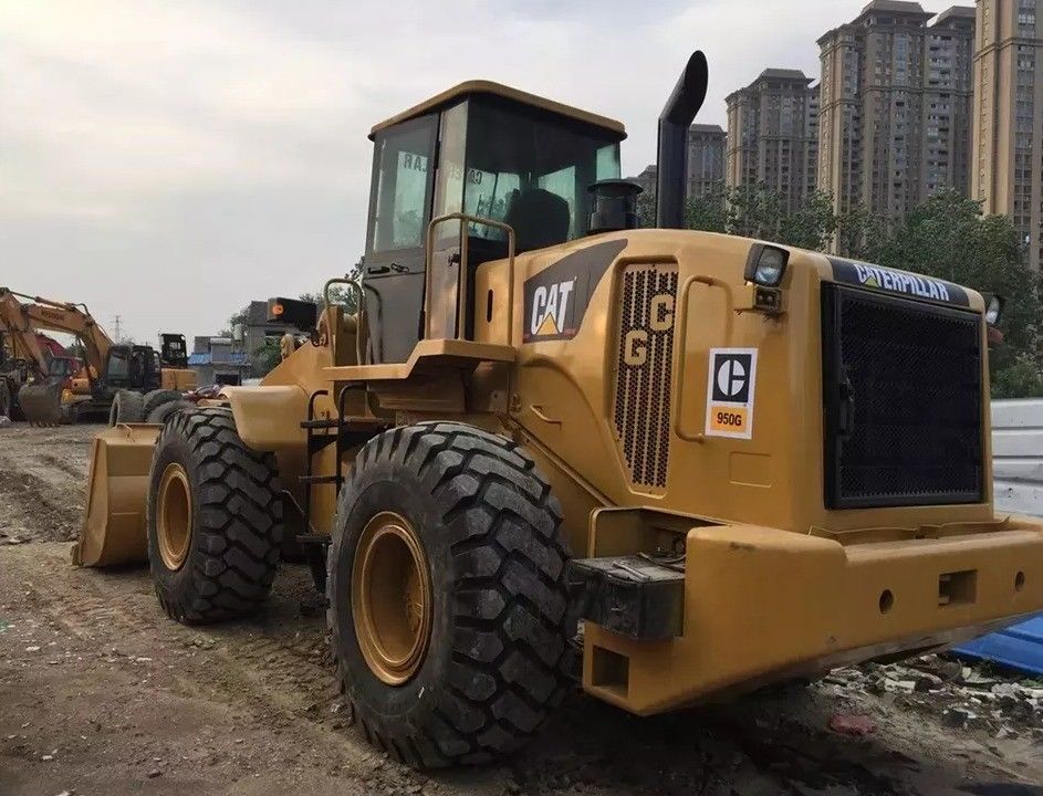 Rozładowanie 5 ton używany Japan Caterpillar 950G ładowarka używana Cat 950 ręczna ładowarka kołowa