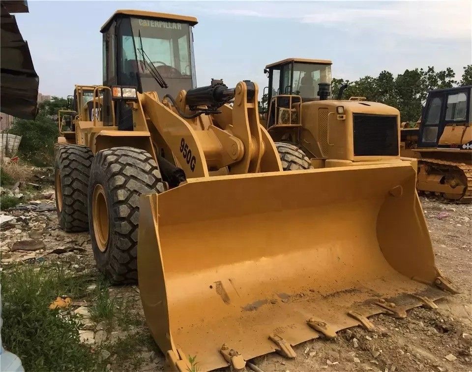Rozładowanie 5 ton używany Japan Caterpillar 950G ładowarka używana Cat 950 ręczna ładowarka kołowa