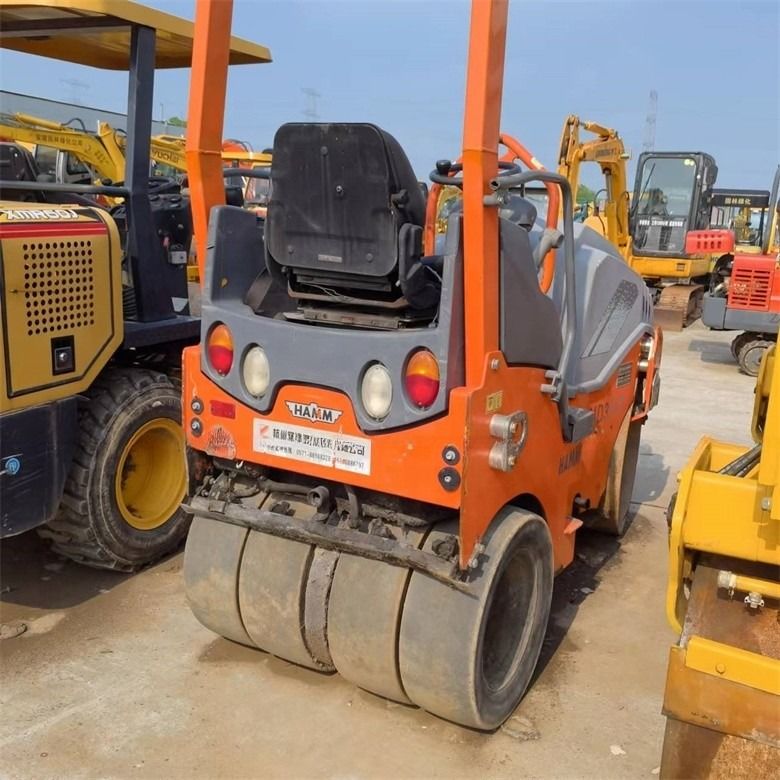 2.5 ton używany kompaktor rolkowy Hamm HD35VT w oryginalnym kolorze z siłą napędową 28KN