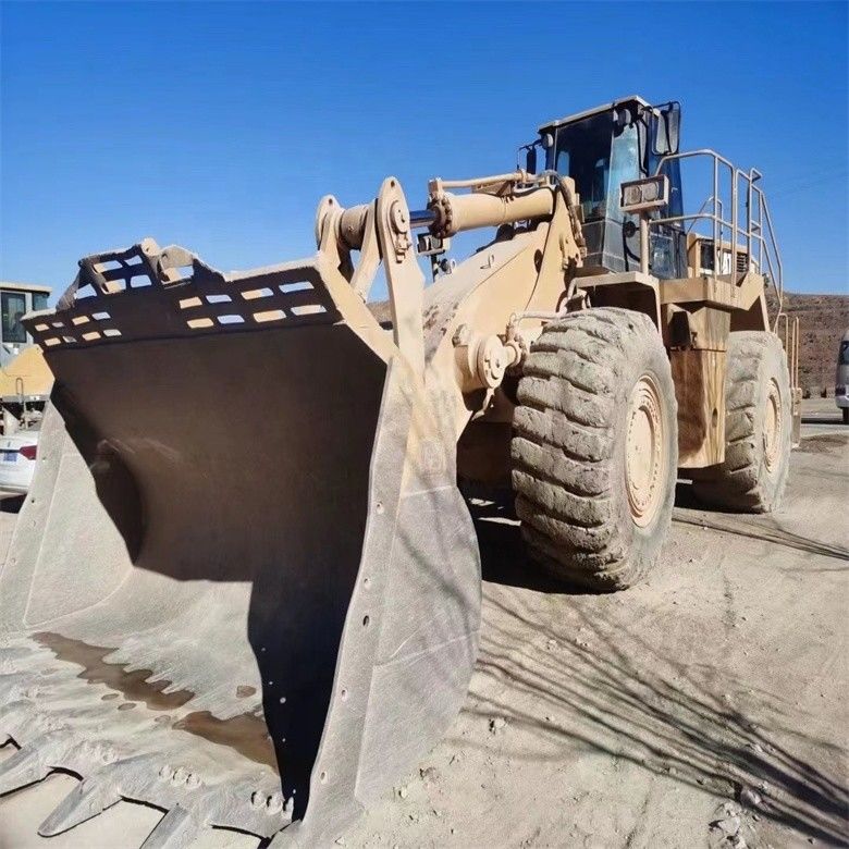 Używany Caterpillar CAT 988G 988 50 Tonkowy Ładowarka Kołowa z Maks. Wysokością Wydalania 4,46m