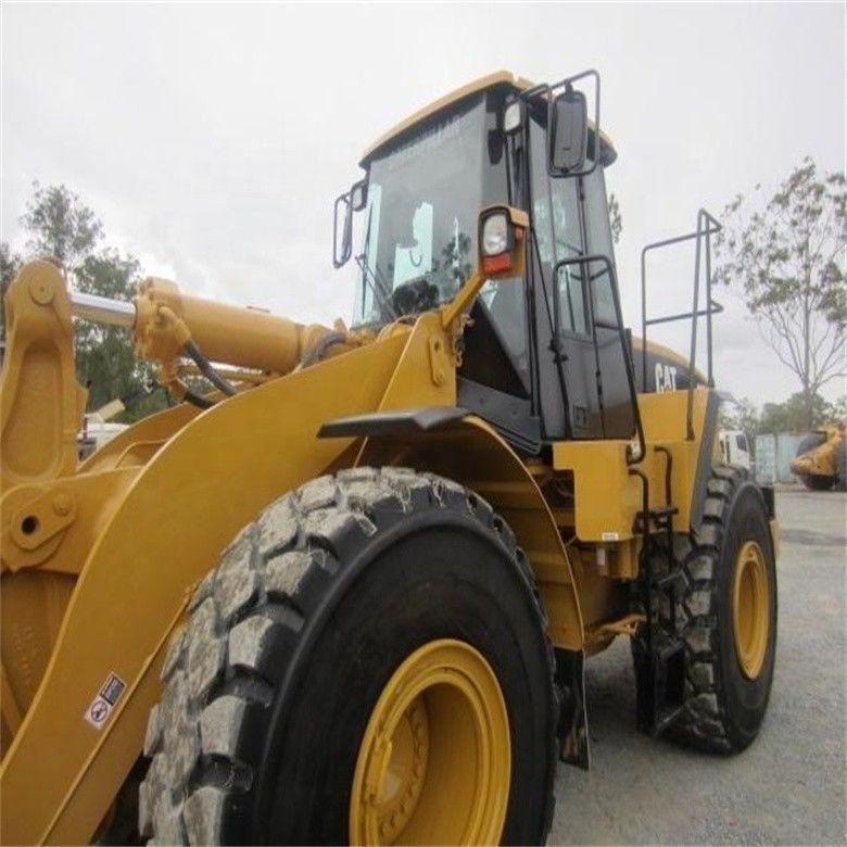 Przystępna cena 24-tonowy używany ładowarka Caterpillar 966G z Japonii z silnikiem 3306 DITA