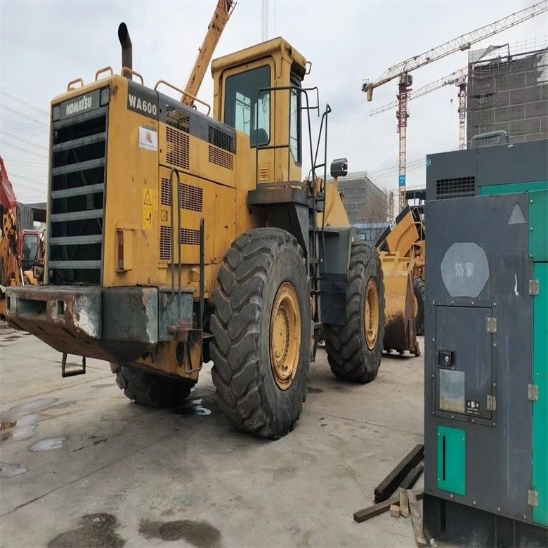 Niski czas pracy WA600-6 Ładowarka kołowa z Japonii o maszynowym ciężarze 44000-44500 kg