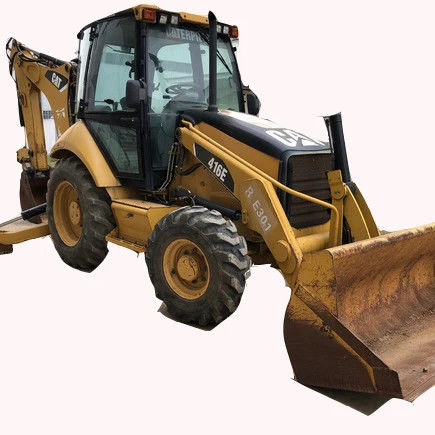 6792 10200 kg Maszyna Waga używany Caterpillar 416E Ładowarka wyciągów 162 kw oryginalny teraz