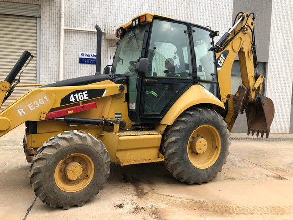 6792 10200 kg Maszyna Waga używany Caterpillar 416E Ładowarka wyciągów 162 kw oryginalny teraz