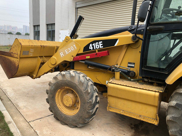 6792 10200 kg Maszyna Waga używany Caterpillar 416E Ładowarka wyciągów 162 kw oryginalny teraz