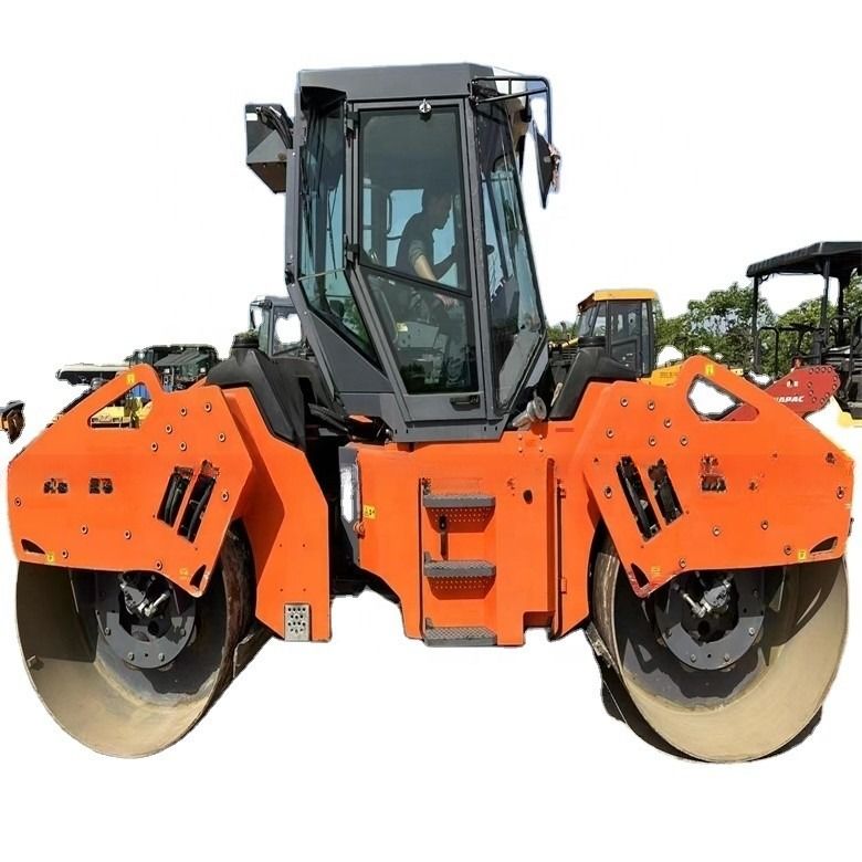12 ton 2020 rok Hamm HD128 Tandem Rollers Used Roller Compactor z silnikiem wysokoprężnym